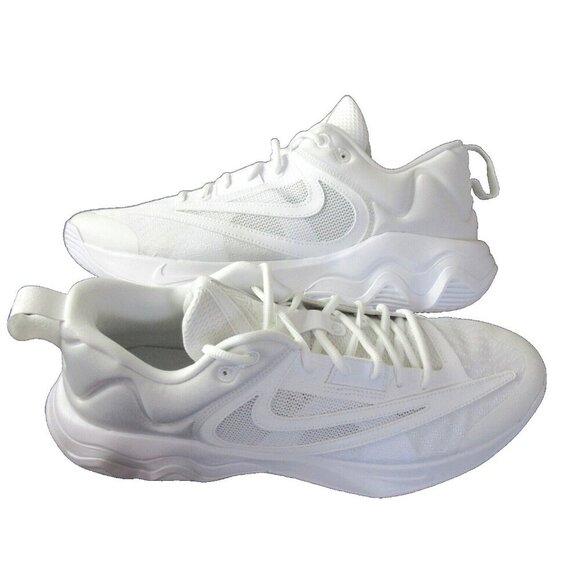 Nike Men's Giannis Immortality 3 Basketball Shoes Triple White Sizes NIB - Picture 1 of 5